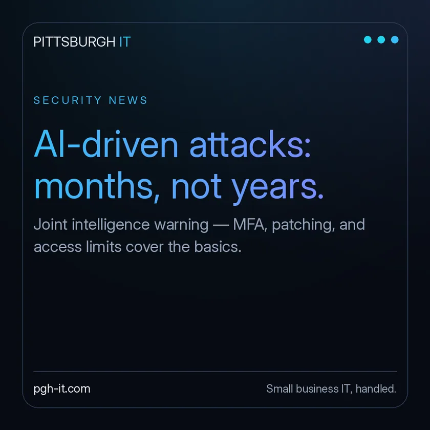 Pittsburgh IT post graphic: A rare joint warning from the U.S. and allied intelligence…